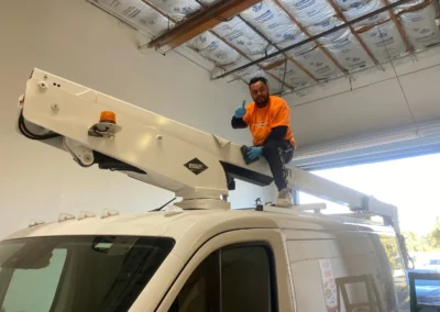 Person sitting on top of fleet