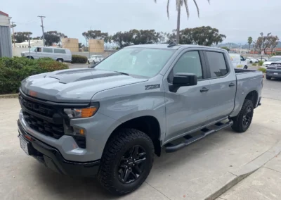 Truck side view